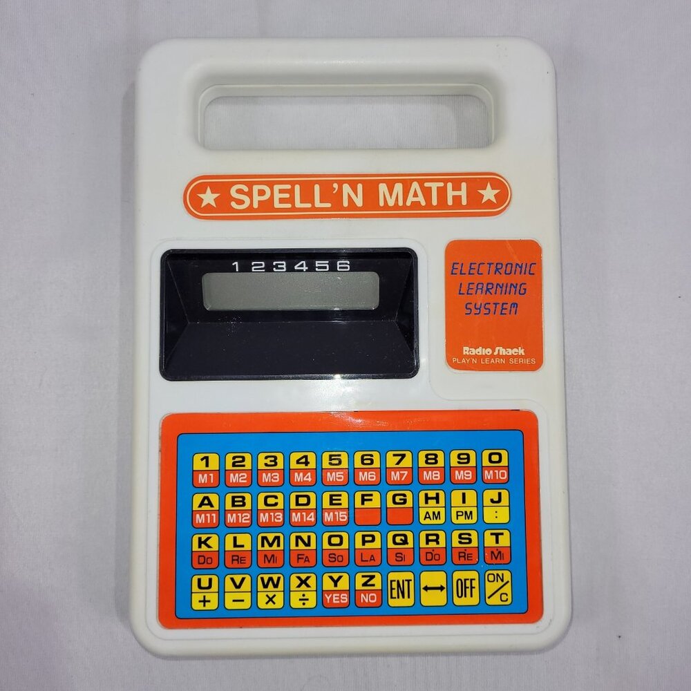 Spell 'N Math Electronic Vintage Toy Learning System by Radio Shack